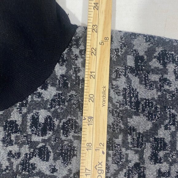 Pendleton Plus Cardigan Jacket Womens 1X Black Marino Lambs Wool Full-Zip - Picture 10 of 16